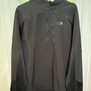 The North Face Black Performance Jacket with High Collar